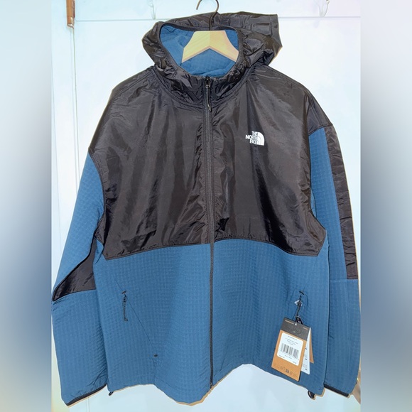 The North Face Jacket Tekware Grid Flashdry Hybrid Men’s Size XL Midnight Petrol - Picture 1 of 13